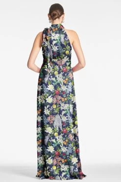 Kayla Gown - Alto Giardino 7 Kayla Gown - Alto Giardino -Feminine Style Shop KAYLAGOWN ALTOGIARDINO BACK