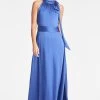 Kayla Gown - French Blue 2 Kayla Gown - French Blue -Feminine Style Shop KAYLAGOWN FRENCHBLUE FRONT3