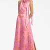 Kayla Gown - Pastel Sunset Hydrangea -Feminine Style Shop KAYLAGOWN LIGHTSUNSETHYDRANGEA FRONT
