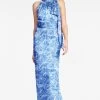 Kayla Gown - Mediterranean Blooms -Feminine Style Shop KAYLAGOWN MEDITERRANEANBLOOM FRONT2