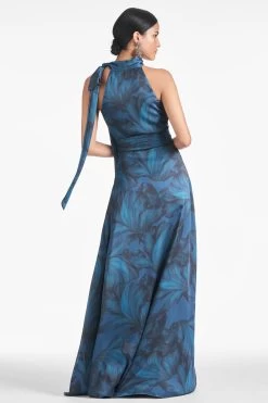 Kayla Gown - Tonal Petal -Feminine Style Shop KAYLAGOWN TONALPETAL BACK