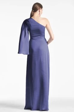 Keely Gown - Deep Cobalt -Feminine Style Shop KEELYGOWN RECOLORTODEEPCOBALT BACK