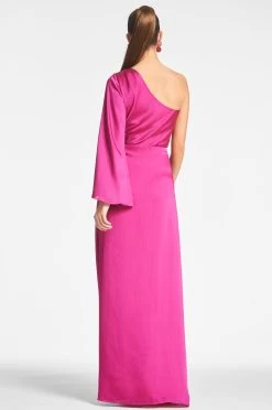 Keely Gown - Dragonfruit -Feminine Style Shop KEELYGOWN DRAGONFRUIT BACK a15b50d5 17ee 4333 b8c6 4ba4ffd8fef4