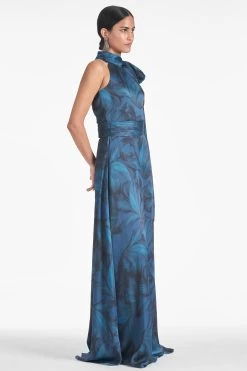 Kayla Gown - Tonal Petal -Feminine Style Shop KaylaGOWN TONALPETAL SIDE 1