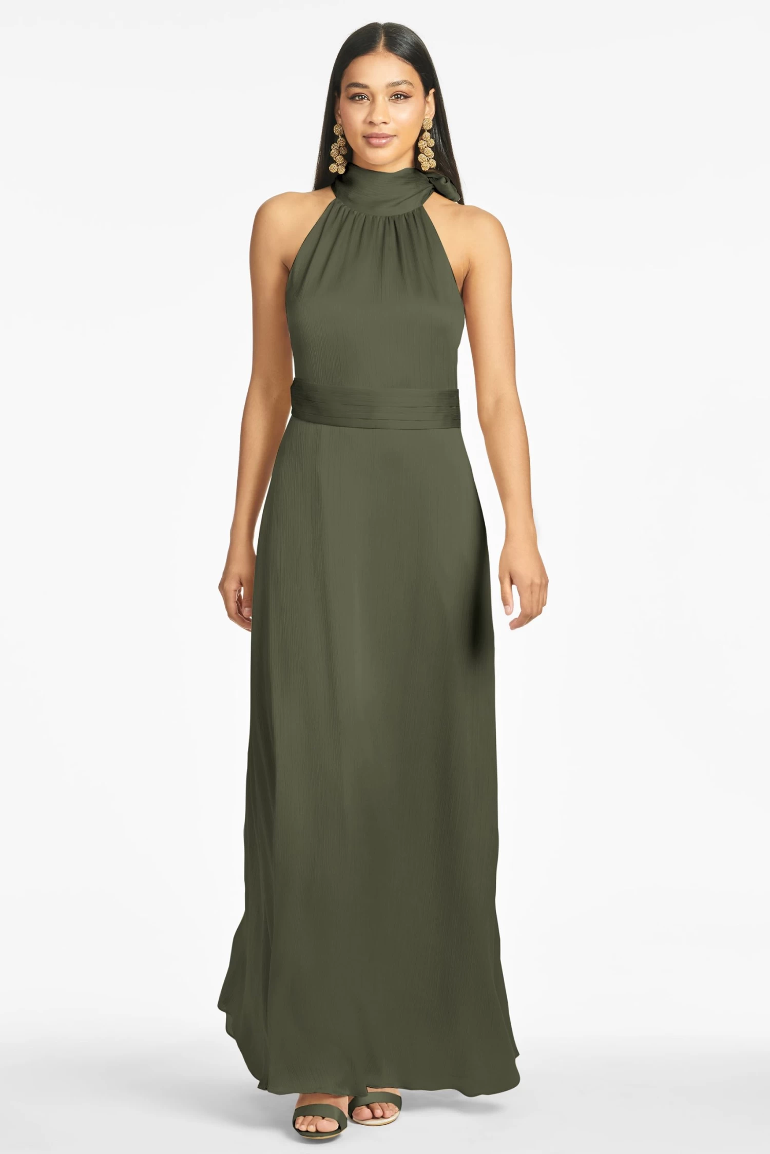 Kayla Gown - Moss Green 3 Kayla Gown - Moss Green