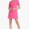 Lauren Dress - Rose Pink 2 Lauren Dress - Rose Pink -Feminine Style Shop LAURENDRESS ROSEPINK FRONT2