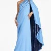 Leila Gown - Periwinkle/Sapphire -Feminine Style Shop LEILAGOWN PERIWINKLE SAPPHIRE FRONT