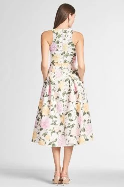 Lexie Top - Pink Lemonade Bouquet -Feminine Style Shop LEXIETOP LYDIASKIRT PINKLEMONADEBOUQUET BACK