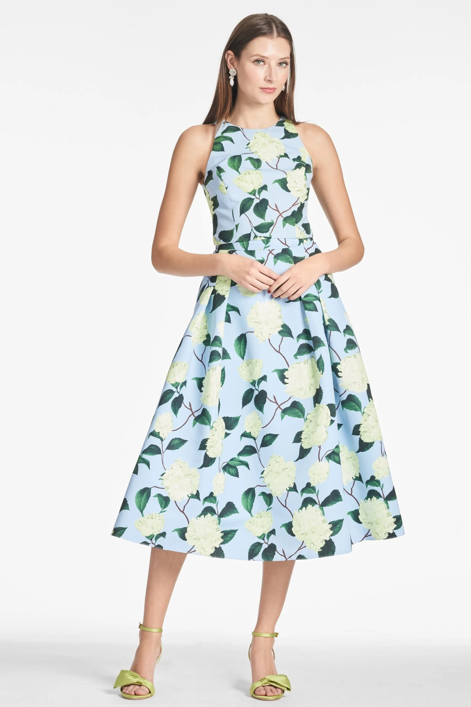 Lexie Top - Sky Citrine Peonies 3 Lexie Top - Sky Citrine Peonies