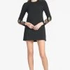Lily Dress - Noir Bouquet -Feminine Style Shop LILLYDRESS NOIRBOUQUET FRONT5