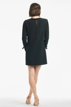 Lily Dress - Black -Feminine Style Shop LILYDRESS BLACK BACK