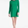 Embellished Lily Dress - Cadmium Green -Feminine Style Shop LILYDRESS CADIUMGREEN FRONT