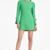 Lily Dress - Parrot Green -Feminine Style Shop LILYDRESS PARROTGREEN FRONT