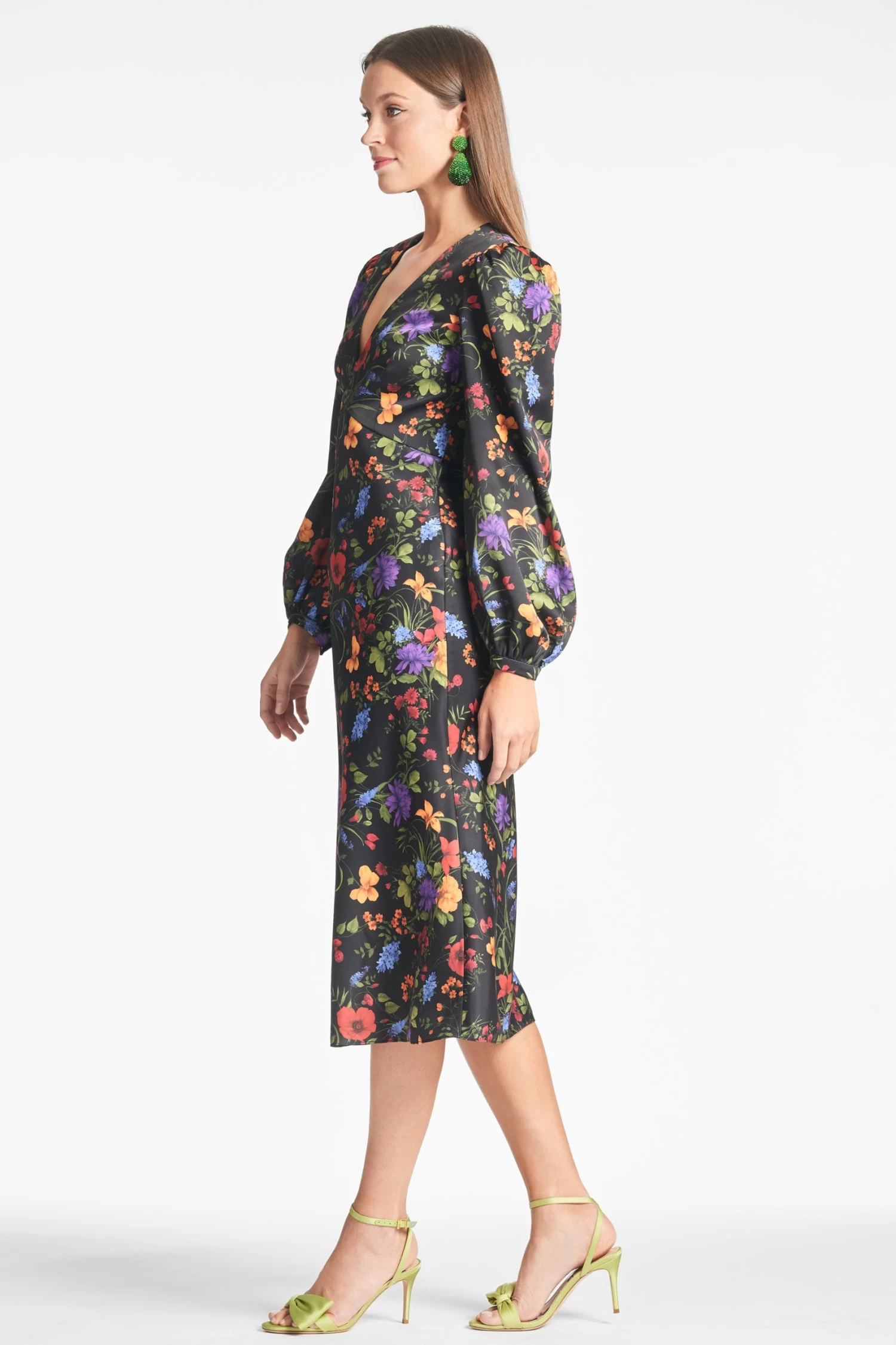 Lola Dress - Noir Wildflower 5 Lola Dress - Noir Wildflower - Image 3