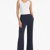 Macy Pant - Midnight -Feminine Style Shop MACYPANT MIDNIGHT FRONT