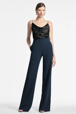 Macy Pant - Midnight -Feminine Style Shop MACYPANT RECOLOR MIDNIGHT FRONT