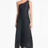 Marzia Dress - Black 2 Marzia Dress - Black -Feminine Style Shop MARZIADRESS BLACK FRONT3