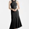 Naomi Dress - Black -Feminine Style Shop NaomiDress Black Front 2