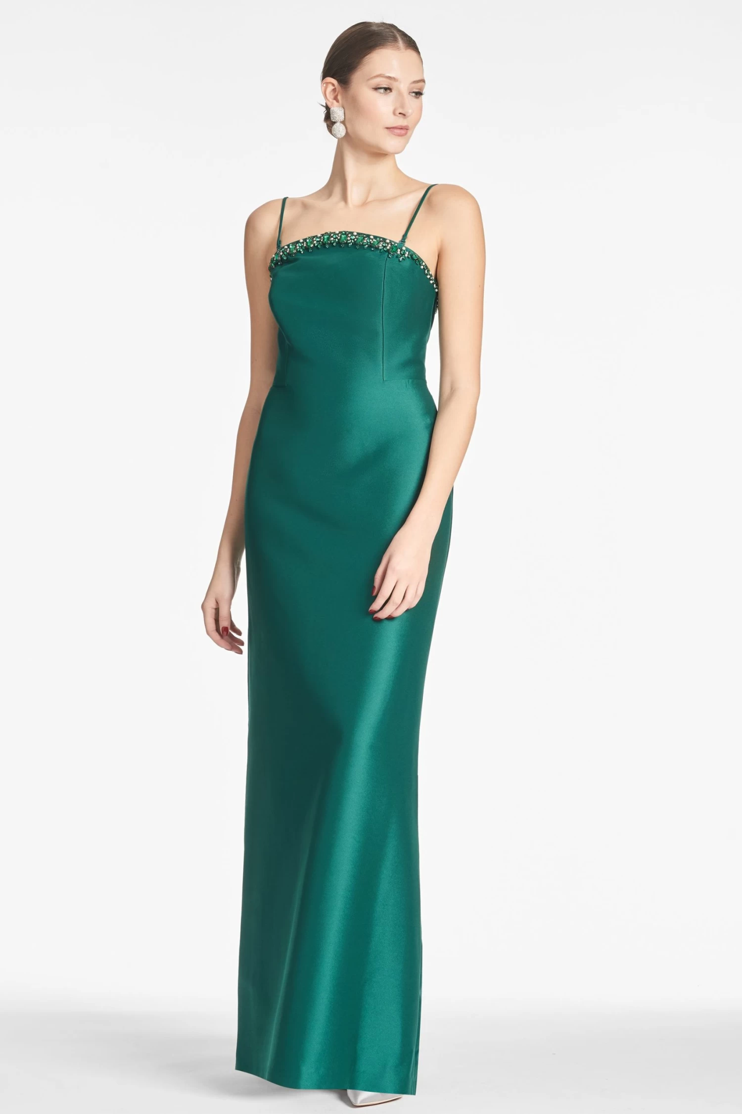 Preston Gown - Emerald 4 Preston Gown - Emerald - Image 2