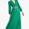 Ramsey Gown - Malachite -Feminine Style Shop RAMSEYGOWN MALACHITE FRONT