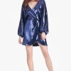 Remy Dress - Sapphire -Feminine Style Shop REMYDRESS SAPPHIRE FRONT