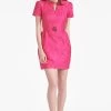Rue Dress - Fuchsia -Feminine Style Shop RUEDRESS FUCHSIA FRONT