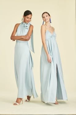 Kayla Gown - Ice Blue -Feminine Style Shop S221B02 450 S221B05 450