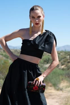 Kyla Top - Black -Feminine Style Shop SACHINBABIRAW0834