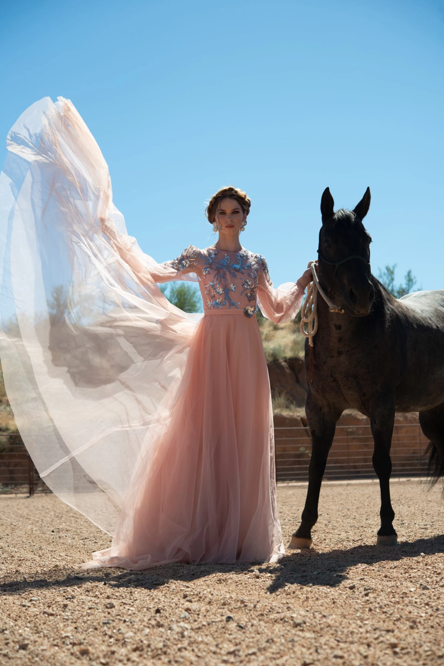 Freyja Gown - Morganite 8 Freyja Gown - Morganite - Image 6