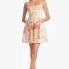 Samira Dress - Petalo Rosa Fresco -Feminine Style Shop SAMIRADRESS PETALOROSAFRESCO FRONT