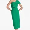 Sandra Dress - Cadmium Green -Feminine Style Shop SANDRADRESS CADMIUMGREEN FRONT
