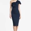 Sandra Dress - Dark Midnight -Feminine Style Shop SANDRADRESS MIDNIGHT FRONT