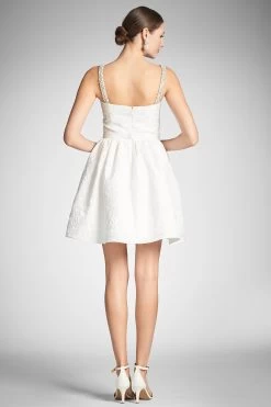 Serena Dress - Ivory 9 Serena Dress - Ivory -Feminine Style Shop SERENADRESS IVORY BACK