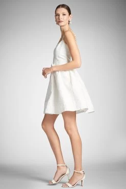 Serena Dress - Ivory 8 Serena Dress - Ivory -Feminine Style Shop SERENADRESS IVORY SIDE