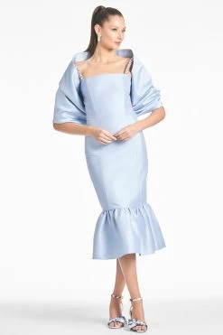 The Hug Shawl - Glacial Blue