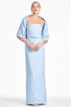 The Hug Shawl - Ice Blue -Feminine Style Shop SHAWL ICEBLUE FRONT3