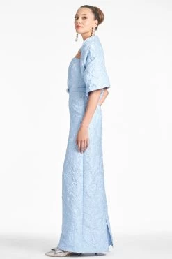 The Hug Shawl - Ice Blue -Feminine Style Shop SHAWL ICEBLUE SIDE2