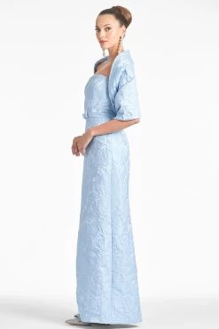 The Hug Shawl - Ice Blue -Feminine Style Shop SHAWL ICEBLUE SIDE4