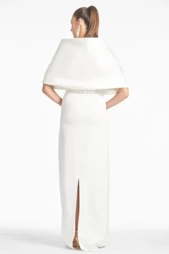 The Hug Shawl - Ivory -Feminine Style Shop SHAWL IVORY BACK