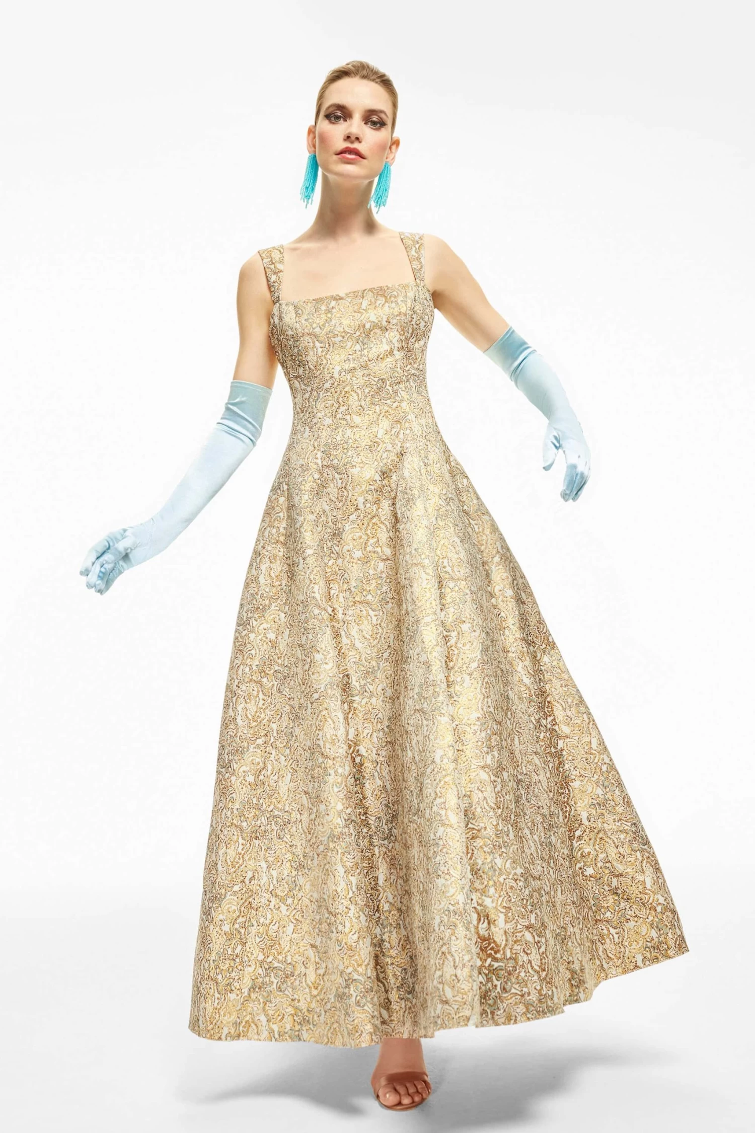 Audrey Gown - Gilded Floral 8 Audrey Gown - Gilded Floral - Image 6