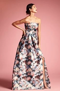 Brielle Gown - Ice Blue Garden -Feminine Style Shop SHOT 09 1017 v2