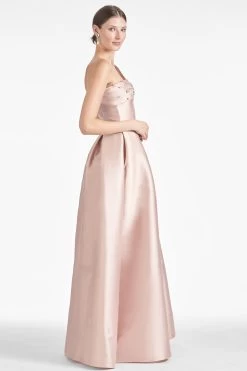 Delilah Gown - Silver Peony -Feminine Style Shop SHOT 119 060