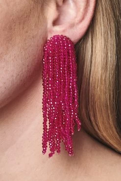 Fountain Earrings - Faceted Beads -Feminine Style Shop SHOT 25 004