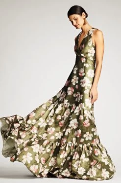 Rori Gown - Moss Magnolia -Feminine Style Shop SHOT 35 064