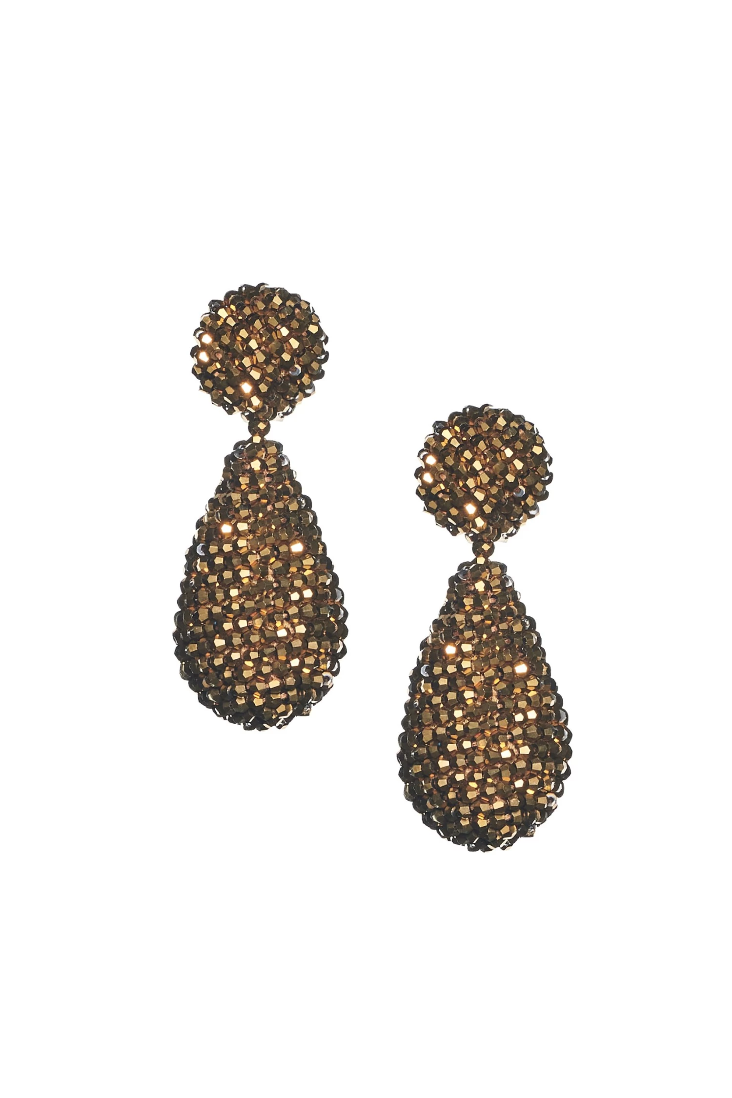 Alena Earrings -Metallic Faceted Beads 5 Alena Earrings -Metallic Faceted Beads - Image 3
