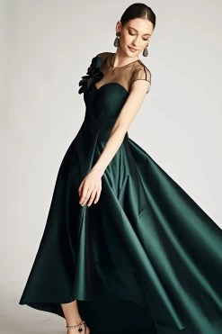Blakely Gown - Forest Green -Feminine Style Shop SHOT 36 046