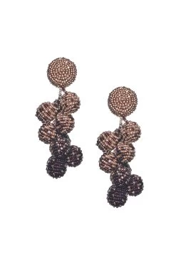 Ombre Coconuts Earrings - Smooth Beads -Feminine Style Shop SHOT 53 001