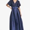 Simone Gown - Night Sky -Feminine Style Shop SIMONEGOWN MIDNIGHT FRONT