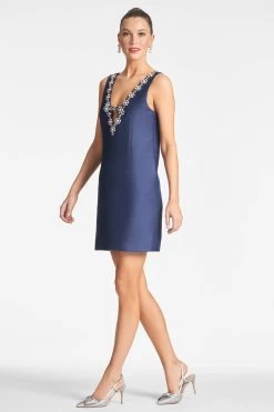 Feminine Style Shop -Feminine Style Shop SYLVIEDRESS MIDNIGHT SIDE