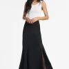 Tatianna Skirt - Black -Feminine Style Shop TATIANNASKIRT BLACK FRONT